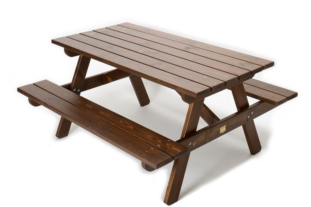 طاولات نزهة خشبية