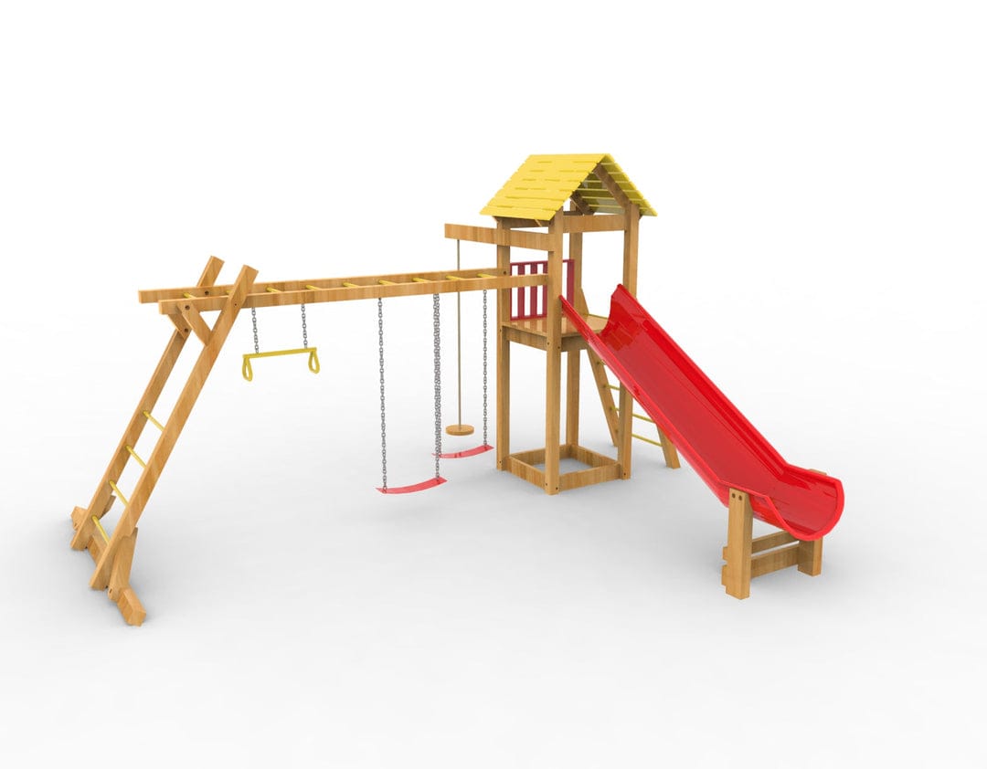 تصميم مجمعات العاب اطفال خشبية بسيطة.